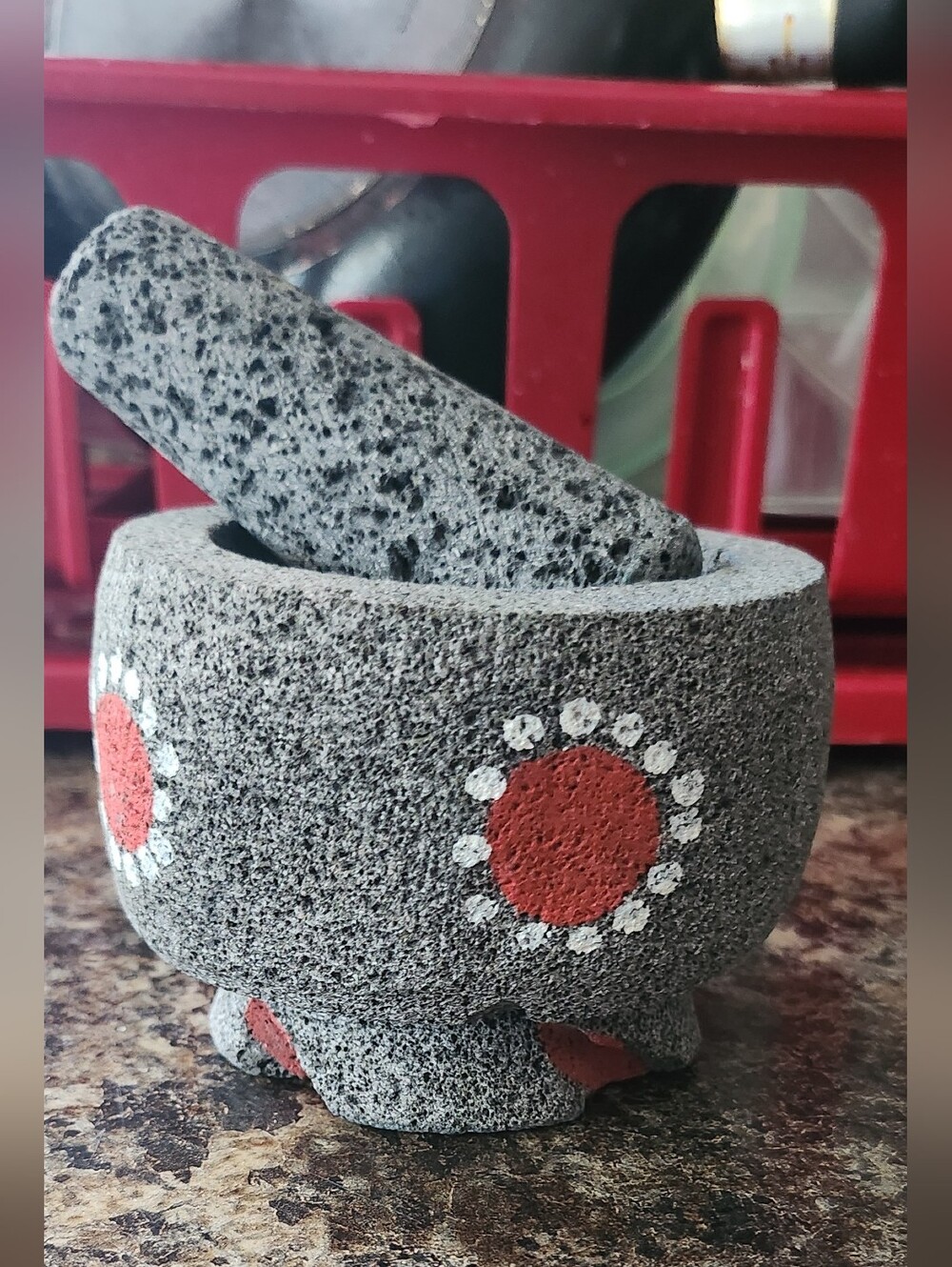Authentic Mexican Molcajete Mini.